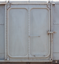 heavy steel door